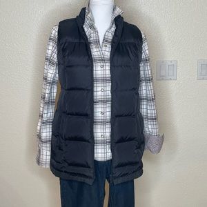 J. Jill Black Down Puffer Jacket Size XS be